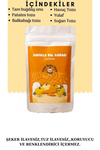 Havuçlu Balkabağı Çorbası +6 Ay - 100 Gram